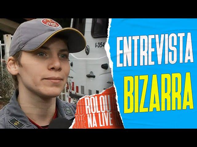 BOMBEIRA DÁ ENTREVISTA BIZARRA SOBRE ACIDENTE DE AVIÃO EM VINHEDO | Galãs Feios