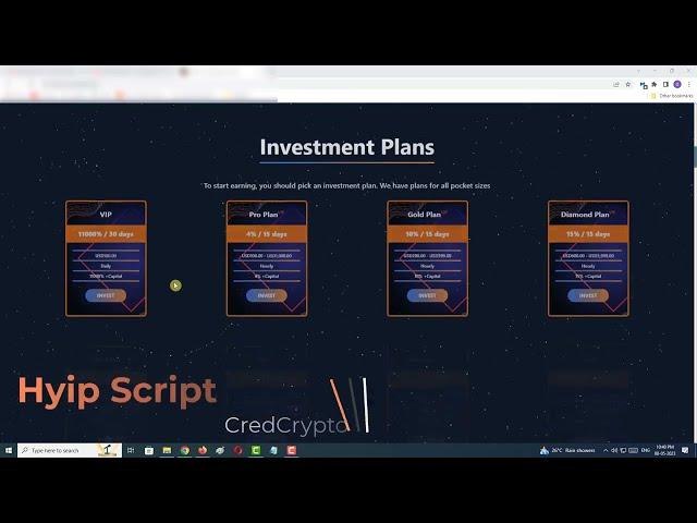 How to Buy Hyip Script Cheapest Price | CredCrypto