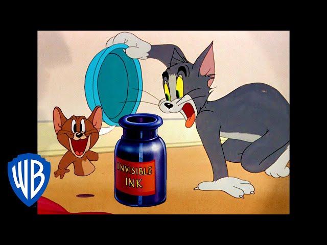 Tom & Jerry | Invisible Ink | Classic Cartoon | WB Kids