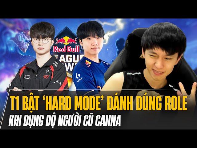 T1 BẬT MODE TRY HARD ĐÁNH ĐÚNG ROLE MACRO CỰC ÁC KHI ĐỤNG ĐỘ CANNA TẠI RED BULL LEAGUE OF ITS OWN