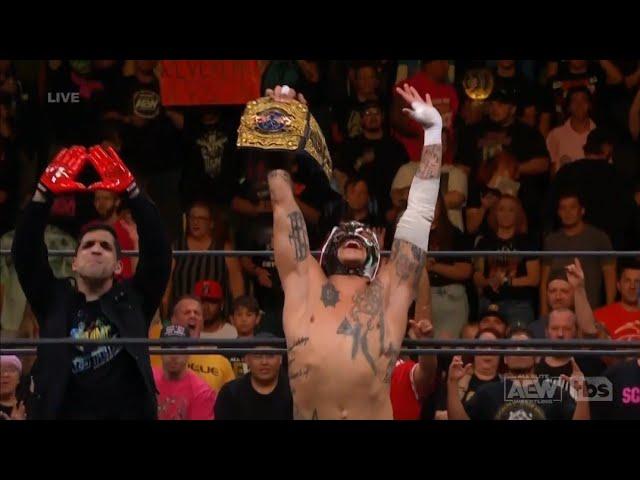 Rey Fenix Entrance as International Champion: AEW Dynamite, Sept. 27, 2023