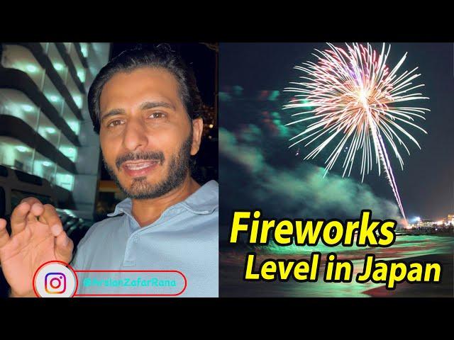 Crazy Fireworks in Japan | Beach Fireworks | Arslan Zafar |