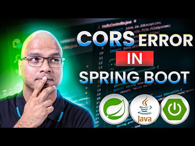 #23 CORS Error in Spring Boot