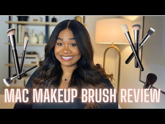MAC Makeup Brush Collection AND Review | PART 1