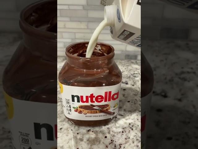 Have you ever tried this?? Nutella Food Hack