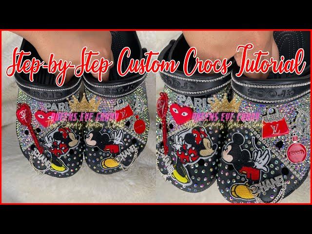 Diy Custom Crocs| How to add patches to PartialBling Crocs|Entrepreneur Series Ep.18| QueenAria Ziya