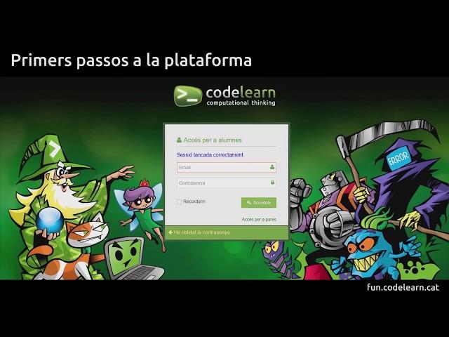 Codelearn | Primers passos a la plataforma