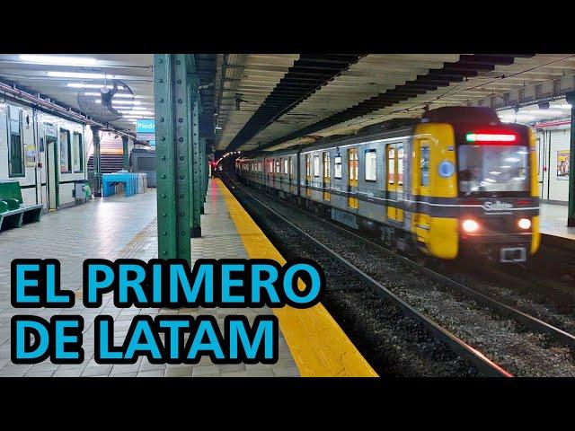 El PRIMER METRO / SUBTE de LATINOAMÉRICA | Línea A