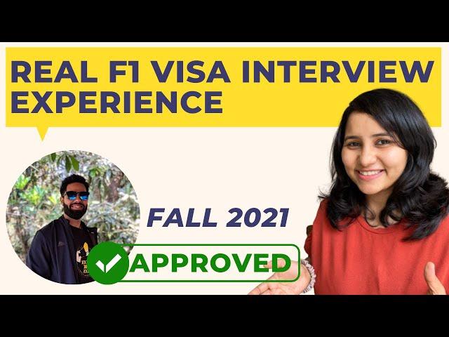 USA F1 Visa Interview Experience | Questions asked  | Visa approved | Masters Fall 2021