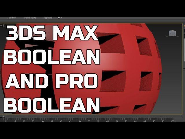 3ds Max Basic Modeling Boolean - Boolean Proboolean 3ds Max - 3ds Max Boolean and Proboolean