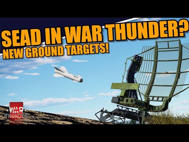 War Thunder DEV - FINALLY different GROUND TARGETS for AIR RB? SEAD is NOW POSSIBLE?