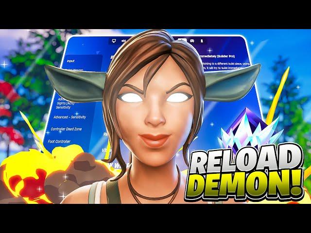 RELOAD DEMON!  + *NEW* BEST Controller Settings For Fortnite Chapter 5! (PS4/PS5/XBOX/PC)