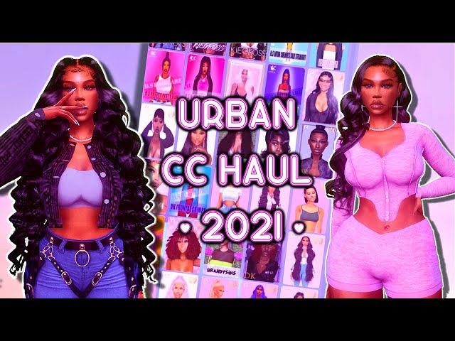  POPPIN' FREE CC!  • URBAN CC HAUL 2021 • THE SIMS 4