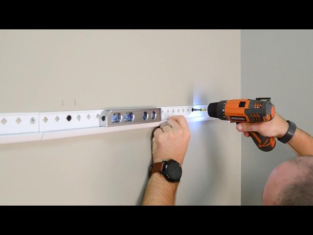 How to install freedomRail Closet System