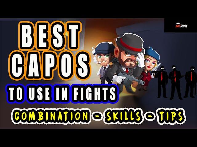 Best Capos To Use in Fights - 3 Category of Skills - Idle Mafia Tycoon Manager