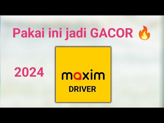 Aplikasi ini Bikin Maxim / Taxee driver gacor terbaru 2024