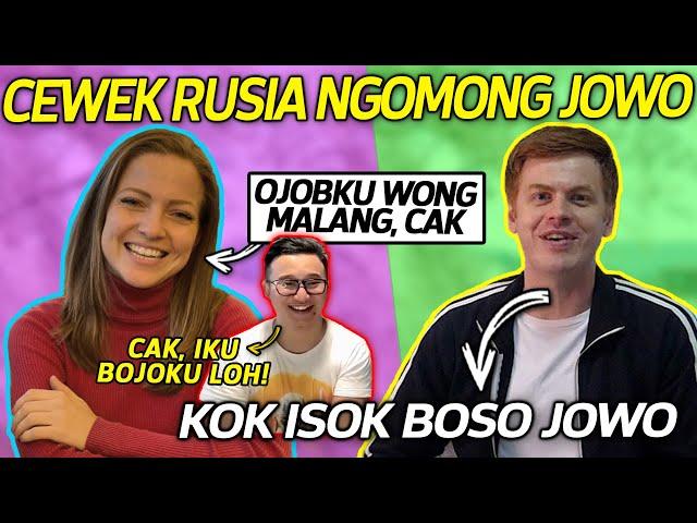 KAGET PAS DENGER CEWEK RUSIA INI!! TERNYATA BISA BHS JAWA DAN SUAMINYA ORANG MALANG!