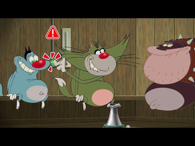 हिंदी Oggy and the Cockroaches  भाप का इंजन Hindi Cartoons for Kids