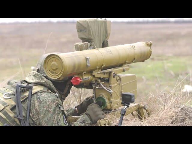 Preparation of calculations for the Fagot ATGM of Russia