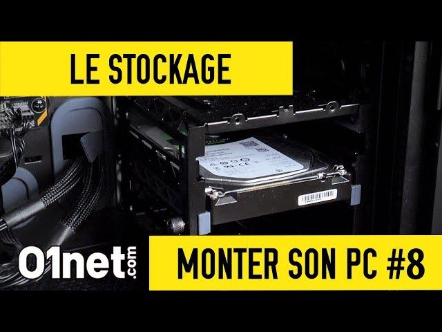 Installer les disques durs et le SSD - MONTER SON PC #8