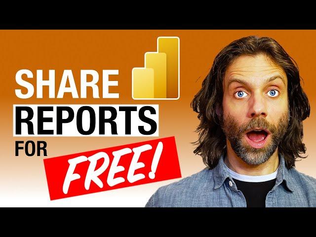 How To Share Power BI Report With Free Account (Without Pro License)