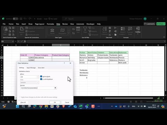 How to create dependent dropdown list in Excel the right way.