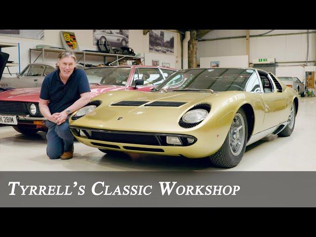 Lamborghini Miura S - Road-Testing a Complete Ground-up Restoration | Tyrrell's Classic Workshop