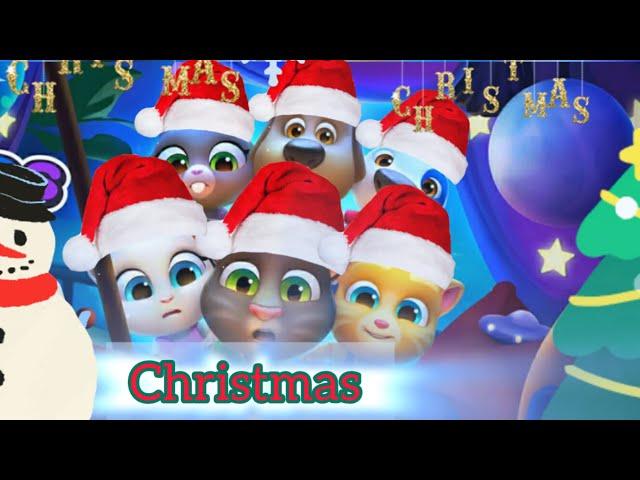 Celebrating Christmas in "My talking Tom friends"! |Merry Christmas️| | #xmas|