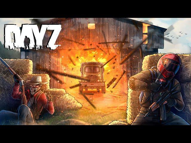 Выживание на официальном сервере. Зарейдили всю карту - DayZ