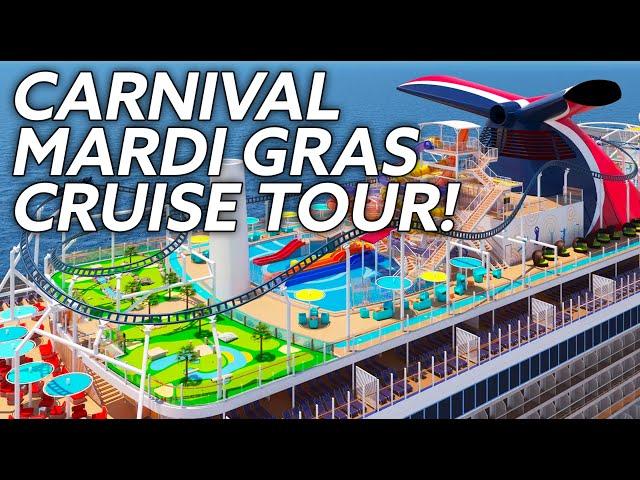 Carnival Mardi Gras Ship Tour 2022 | Full Ship Tour and Review