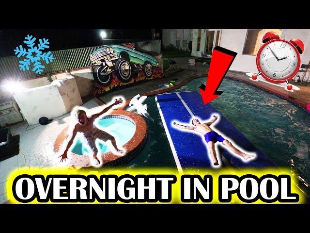 24 HOUR OVERNIGHT IN OUR POOL (Freezing)