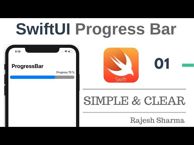 Swift UI Progress Bar | SwiftUI for beginners | Part-1