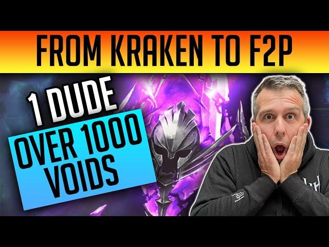 OVER 1000 VOID SHARDS! THIS KRAKEN HAS ONE FINAL SPLURGE BEFORE GOING F2P! | Raid: Shadow Legends