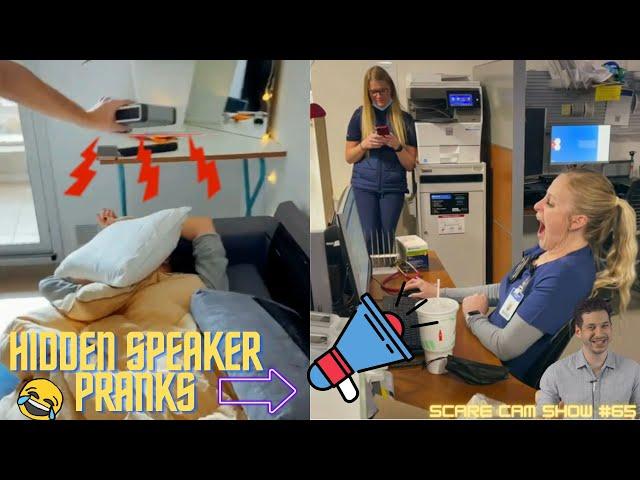 Hidden Speaker Pranks 5.0 || Scare Cam Show #65