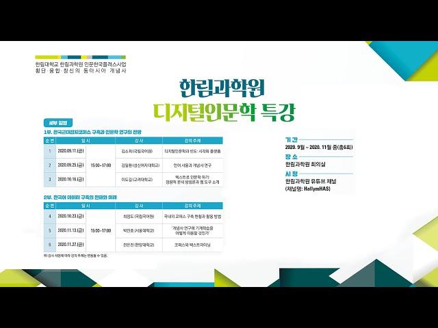 디지털인문학 특강 01, 디지털인문학과 빈도: 시각화 플랫폼, 김소희(국립국어원)