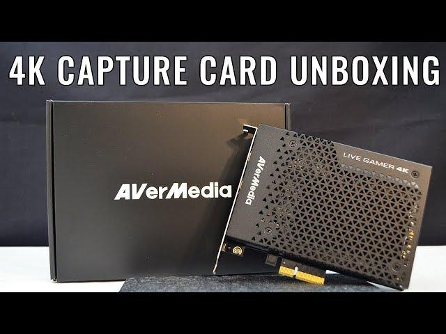 BRAND NEW 4K Gameplay Capture Card Unboxing by AVerMedia