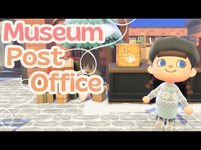 Museum Post Office | Winter Christmas Cottagecore Island | ACNH Animal Crossing New Horizons