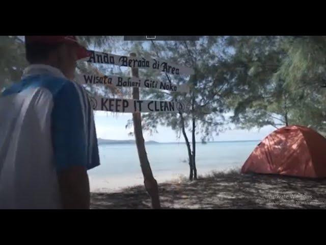 Solo Camping in Noko Bawean: Uninhabited Island - Indonesian Maldives.