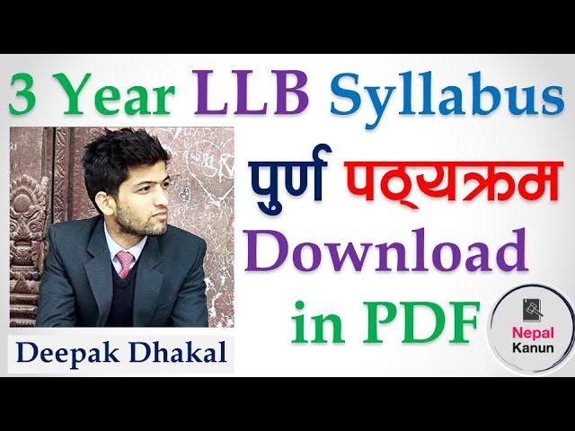 LLB Syllabus