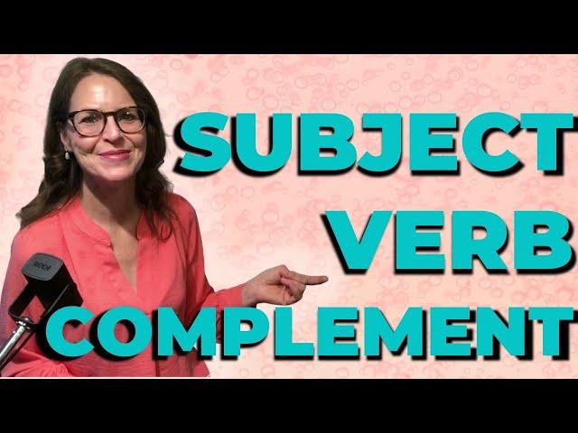 Subject Verb Complement Word Order English Grammar