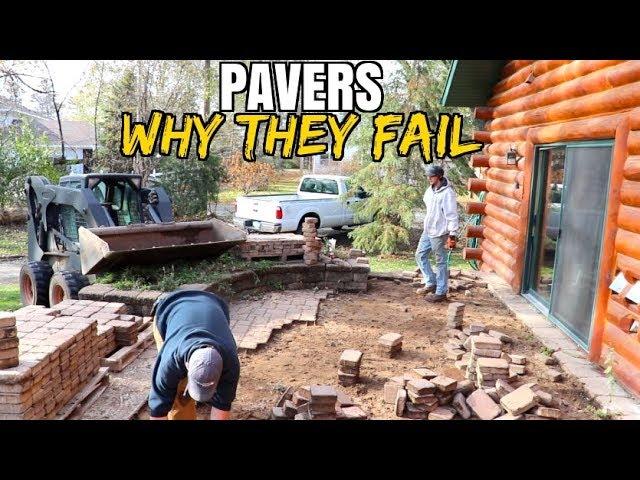 How NOT to Build with Pavers-  Why They FAIL! *DIY your own successful paver project