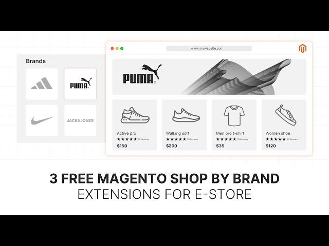 3 Free Magento Shop by Brand Extensions for E-Stores