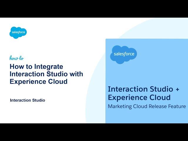 How to Integrate Marketing Cloud Personalization with Experience Cloud