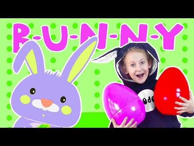 Easter Bunny Song for Kids | B-U-N-N-Y  song for Childrens | Anuta Kids Channel