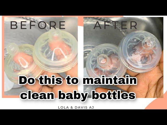 HOW TO MAINTAIN CLEAN BABY FEEDING BOTTLES