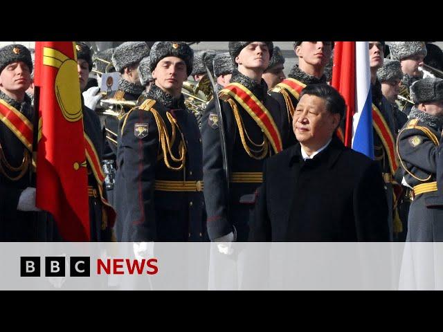 China's President Xi and Russia's President Putin meet in Moscow - BBC News