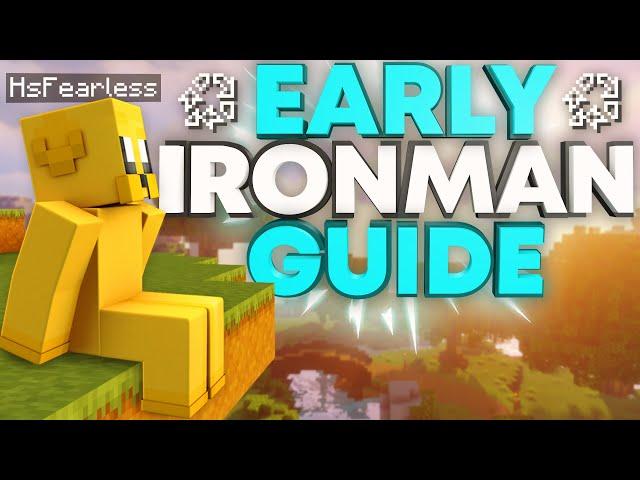 Full Ironman EARLY game guide | Hypixel Skyblock