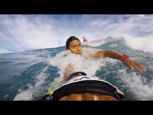 Team Kahanalu Hawaii Testing The Wedge Slyde Handboard