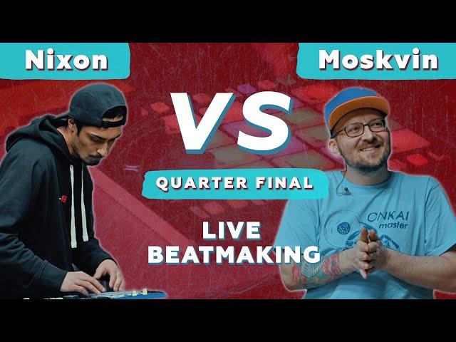 Nixon vs Moskvin | Live Beatmaking (Fingerdrumming)| V1 Battle 21.01.2022