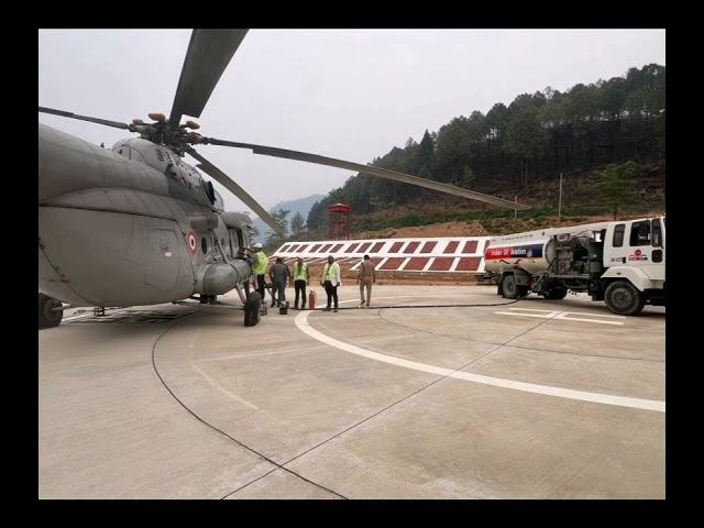 IAF provided the much needed relief by undertaking Bambi Bucket ops by its Mi17 V5 helicopters.